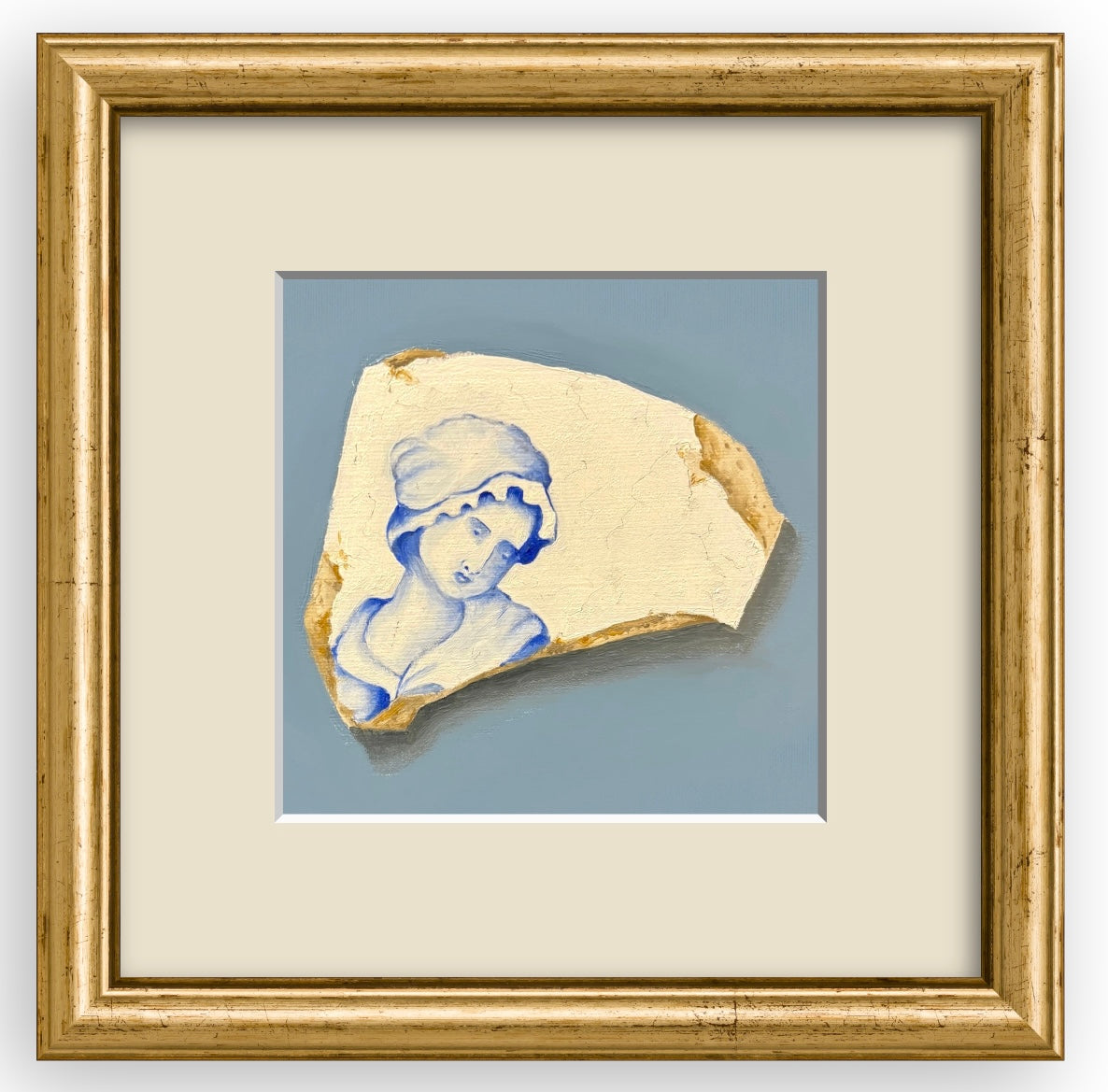 ‘Bonnet Girl’ Framed Art Print