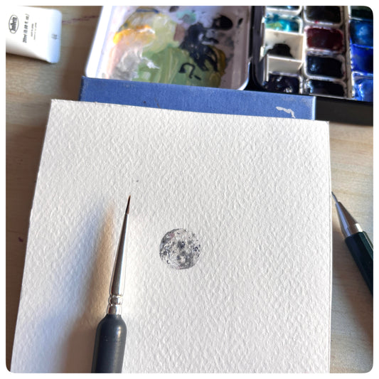 Halloween Moon Miniature