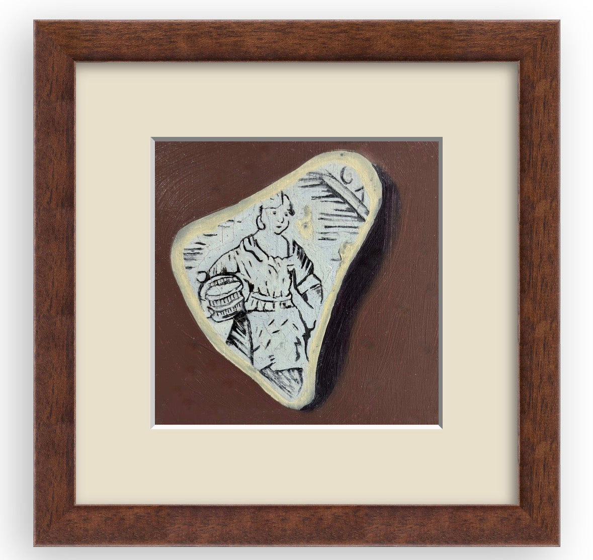‘Milk Maid’ Framed Art Print