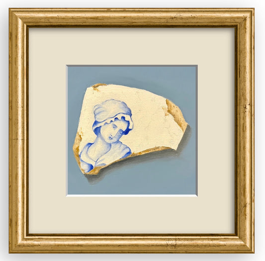 ‘Bonnet Girl’ Framed Art Print